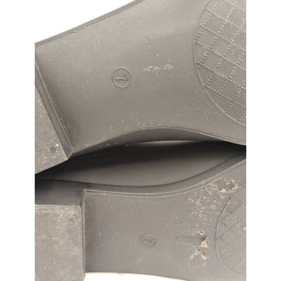 Jeffrey Campbell Boots Size 7 Women's Forecast Chelsea Waterproof Rain Black - Picture 10 of 14